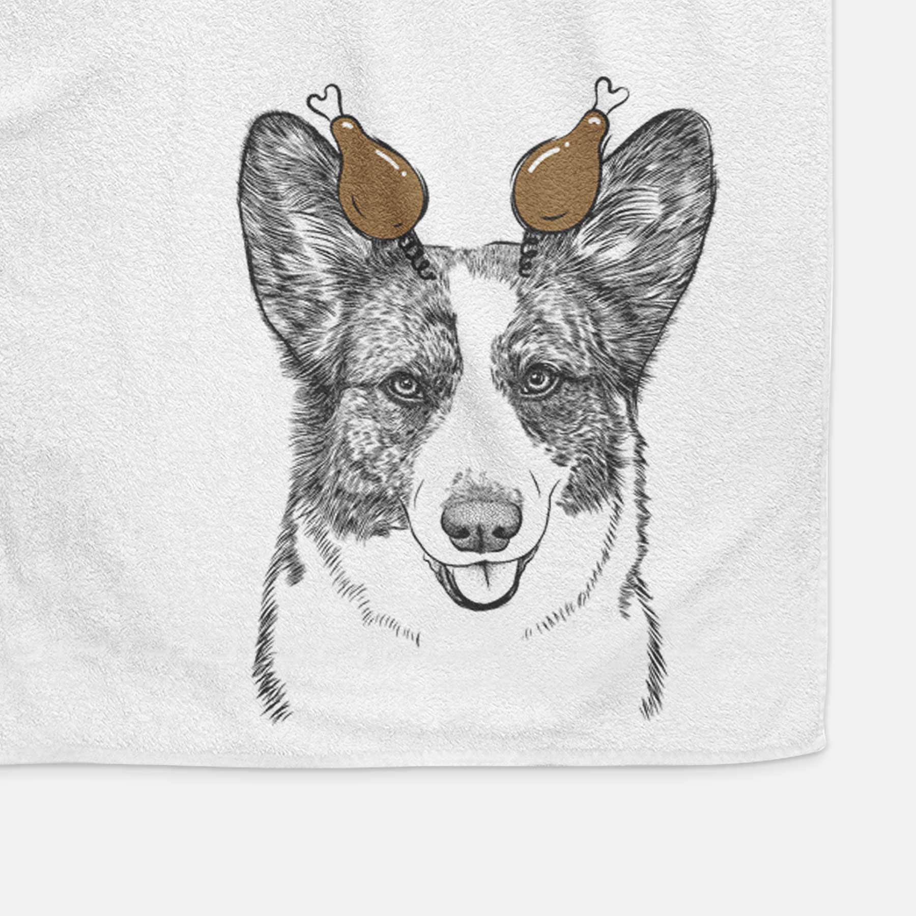 Gabby the Cardigan Welsh Corgi Decorative Hand Towel