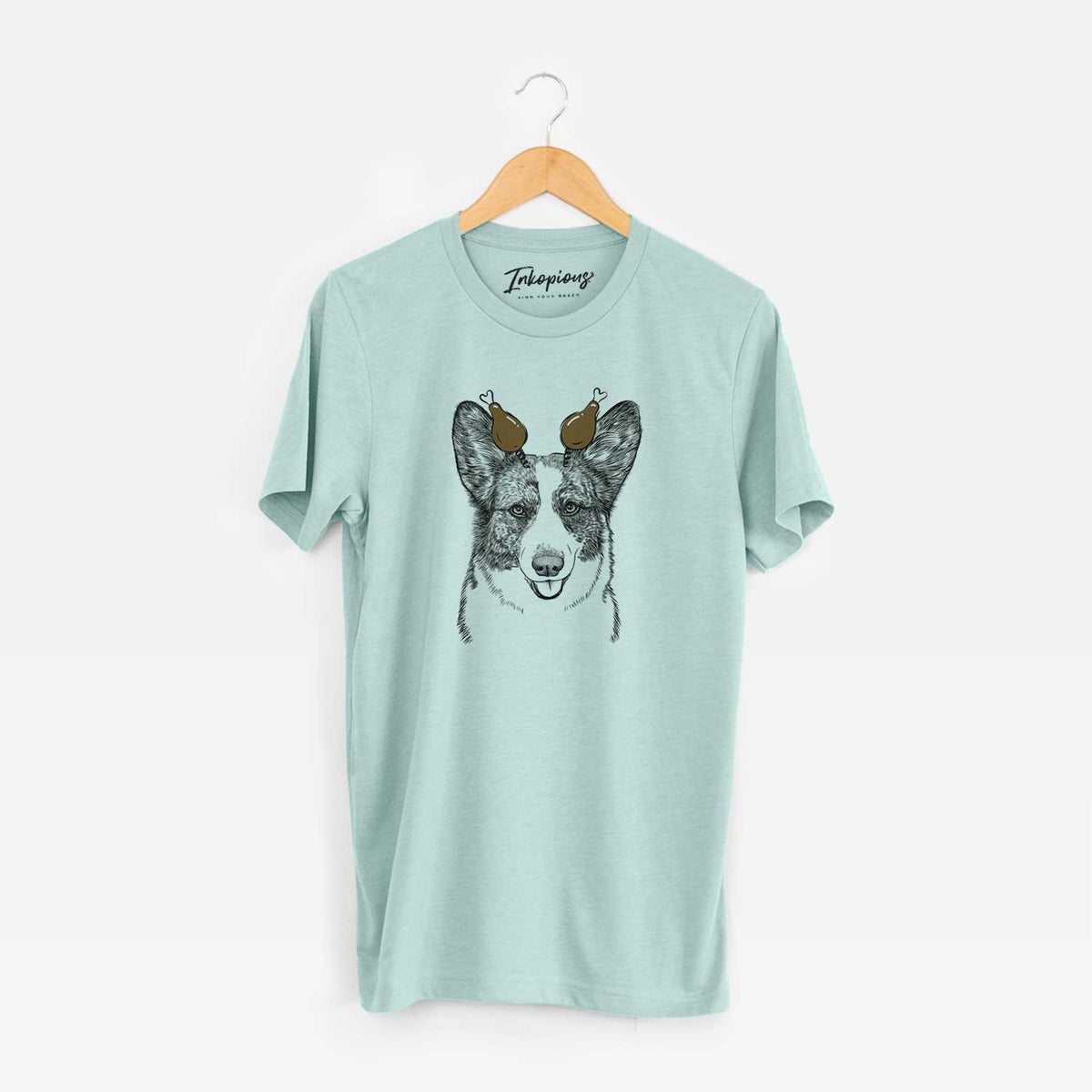 Thanksgiving Gabby the Cardigan Welsh Corgi - Unisex Crewneck