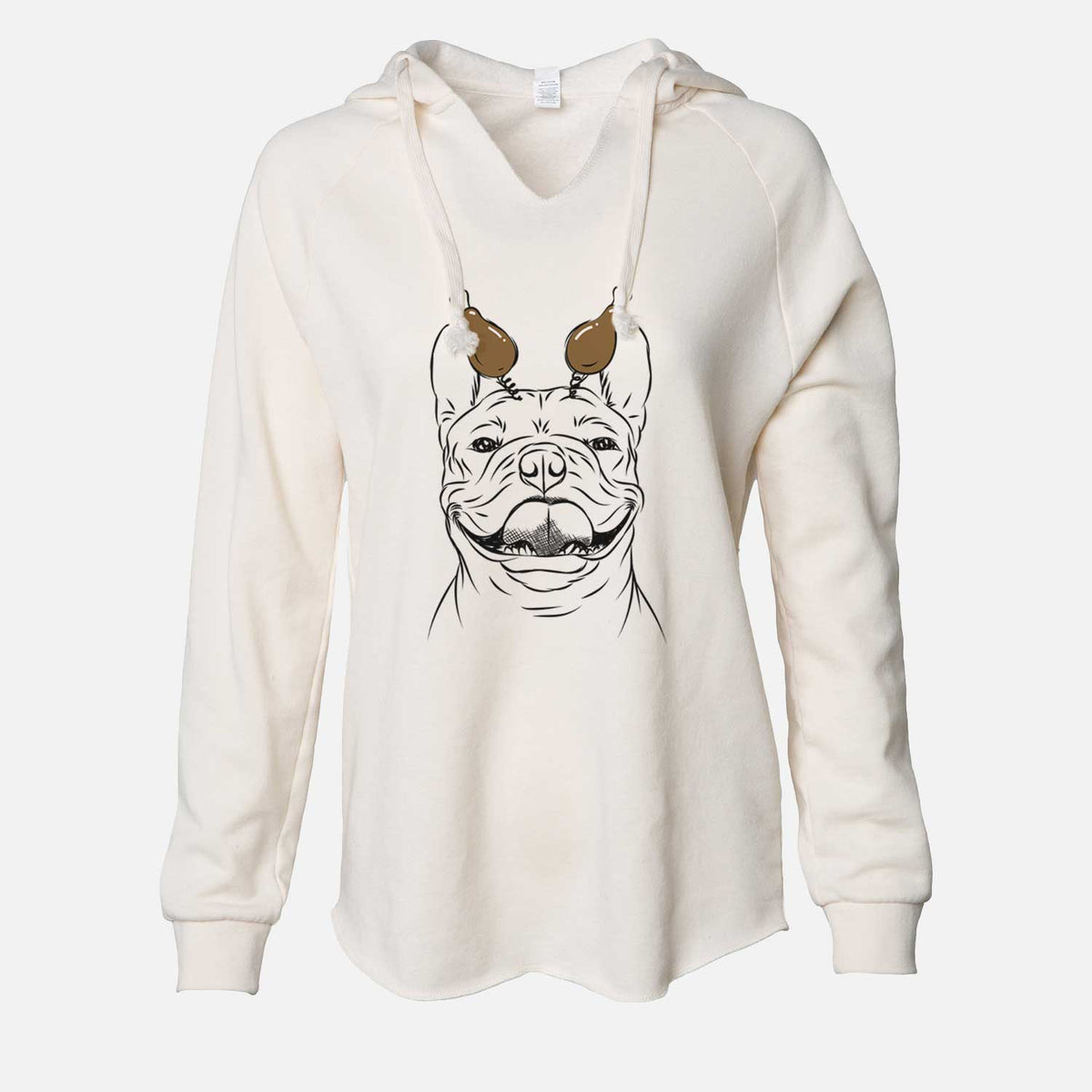 Thanksgiving Gaston the French Bulldog - Cali Wave Hooded Sweatshirt