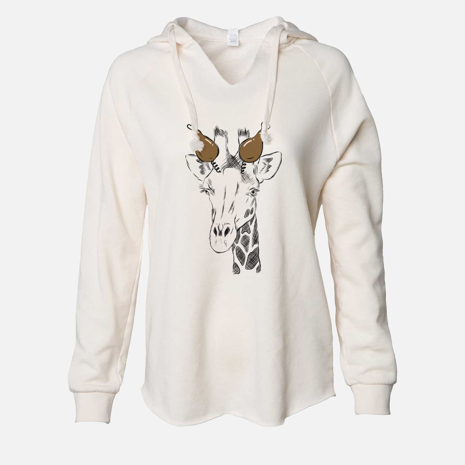 Thanksgiving Geoffrey the Giraffe - Cali Wave Hooded Sweatshirt