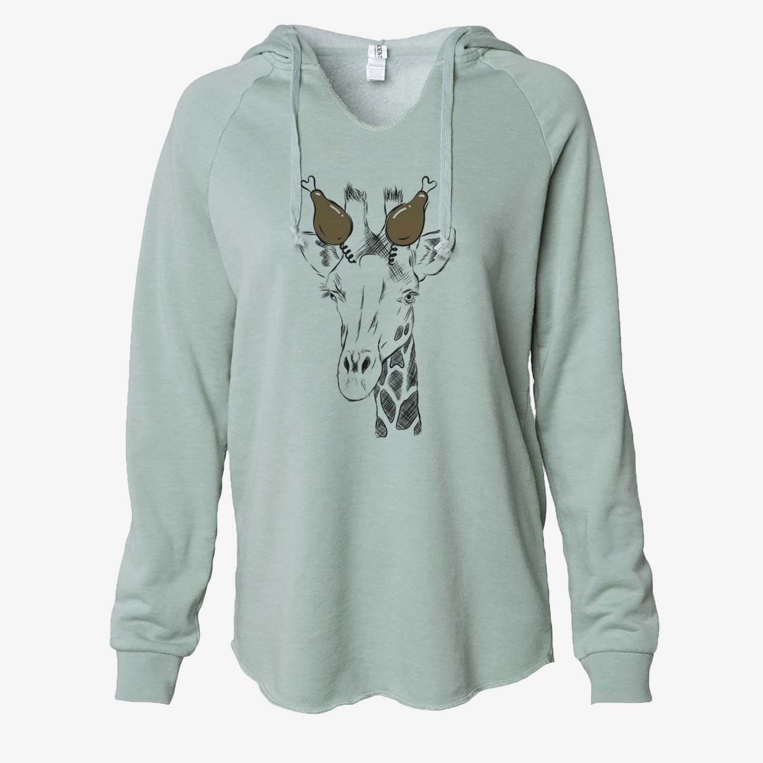 Thanksgiving Geoffrey the Giraffe - Cali Wave Hooded Sweatshirt