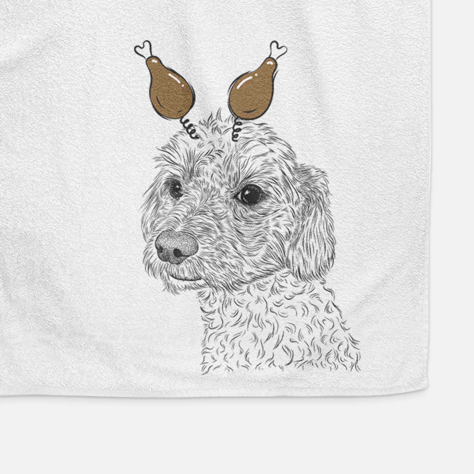 Georgie Boy the Mixed Breed Decorative Hand Towel