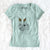 Thanksgiving Georgie Boy the Mixed Breed - Women's V-neck Shirt