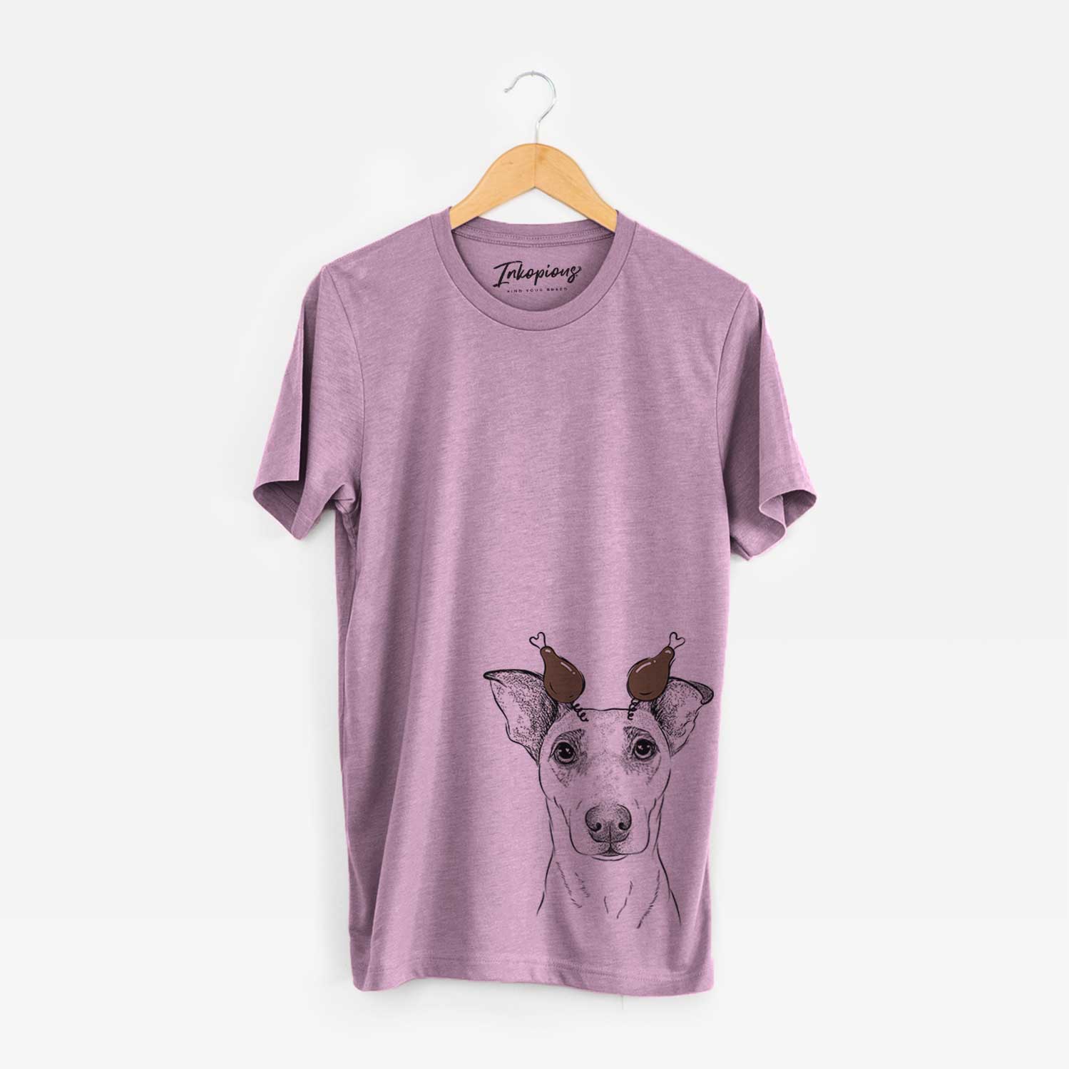 Thanksgiving Georgie Rat the Terrier Mix - Unisex Crewneck