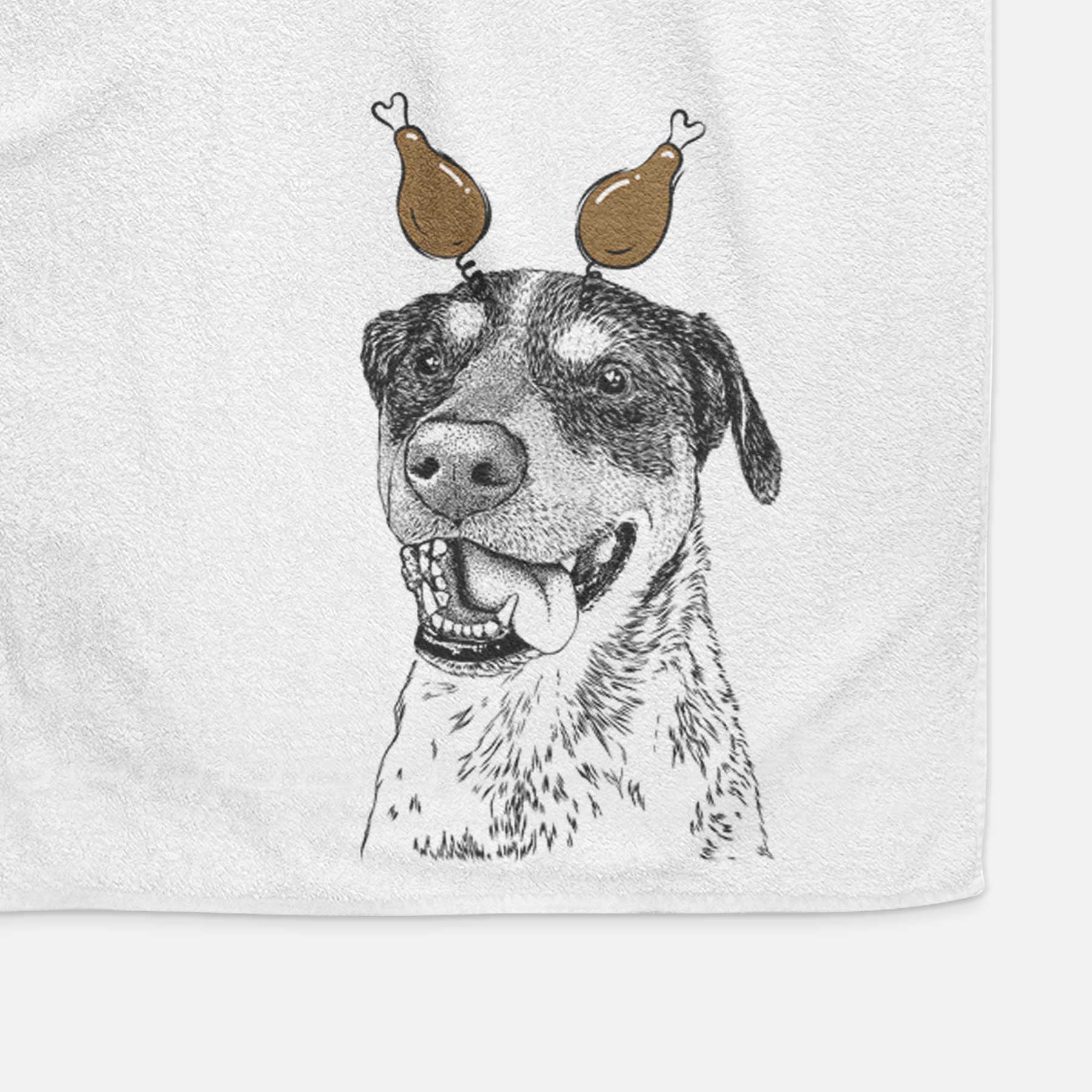 Gerti the Mixed Breed Decorative Hand Towel