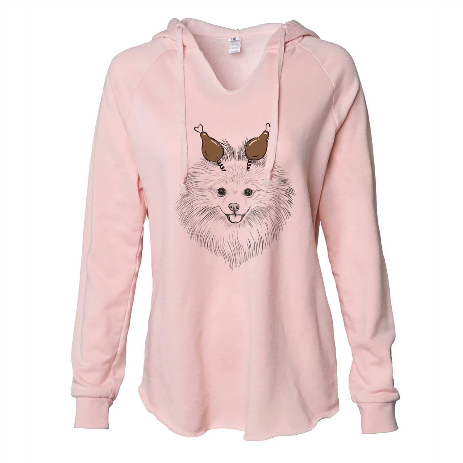 Thanksgiving GiGi the Pomeranian - Cali Wave Hooded Sweatshirt