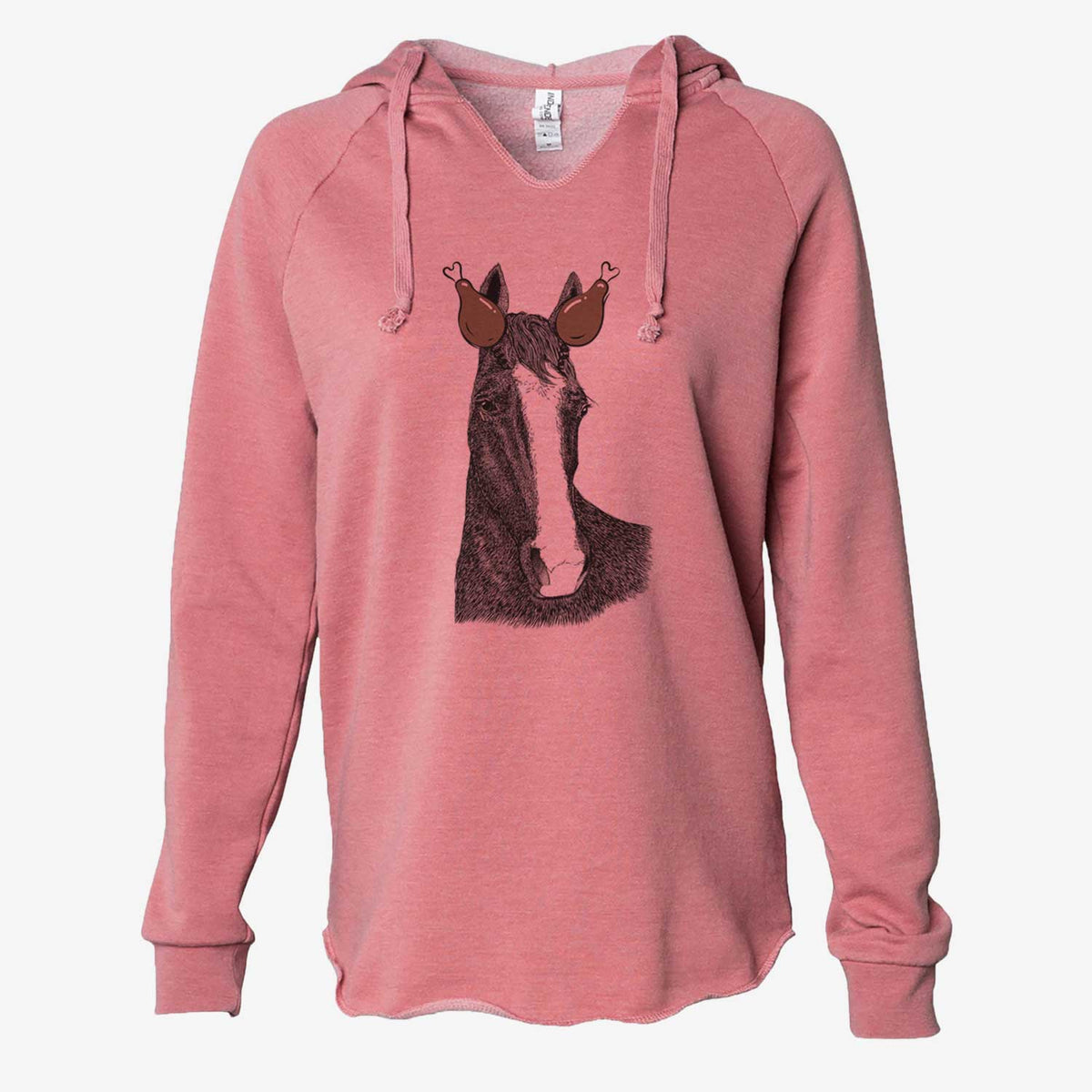 Thanksgiving Gibson the Tennessee Walking Horse - Cali Wave Hooded Sweatshirt