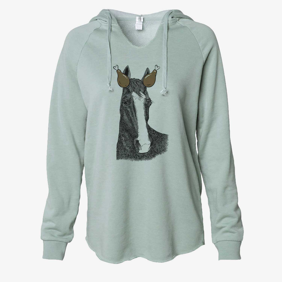 Thanksgiving Gibson the Tennessee Walking Horse - Cali Wave Hooded Sweatshirt