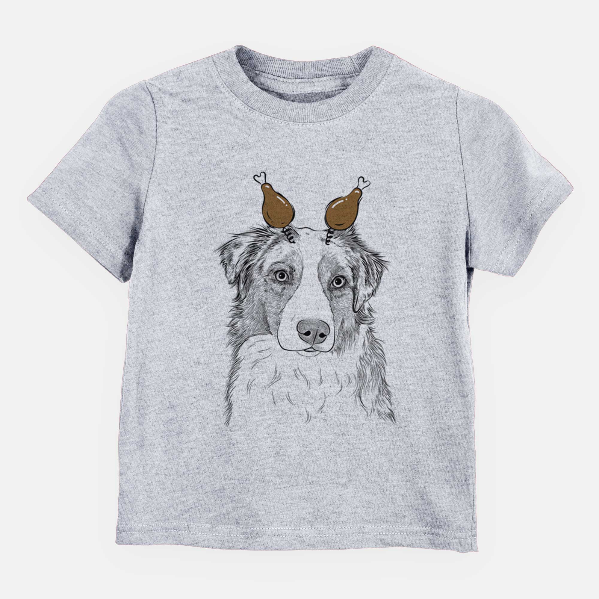 Thanksgiving Ginger the Australian Shepherd - Kids/Youth/Toddler Shirt