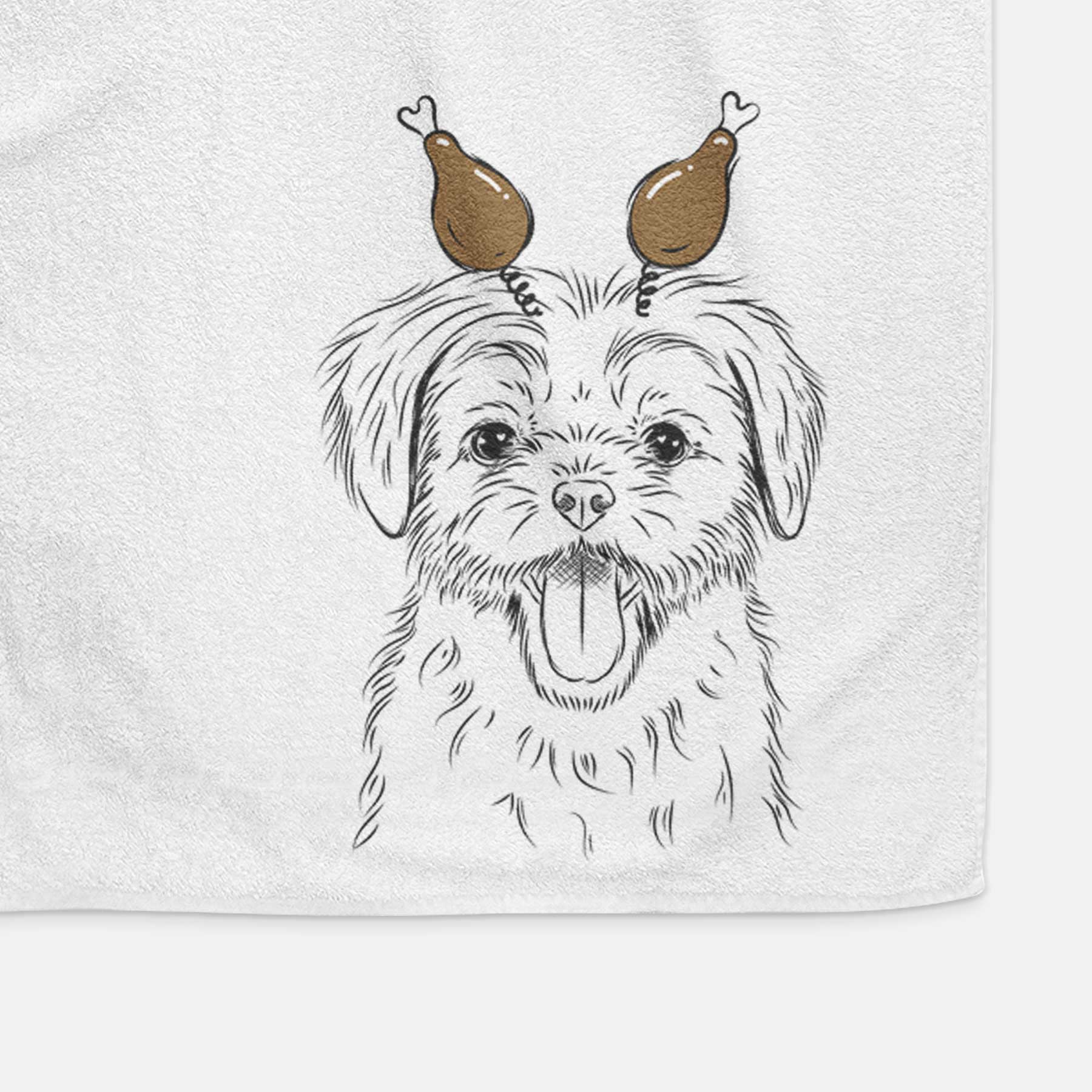 Gizmo the Maltese Decorative Hand Towel