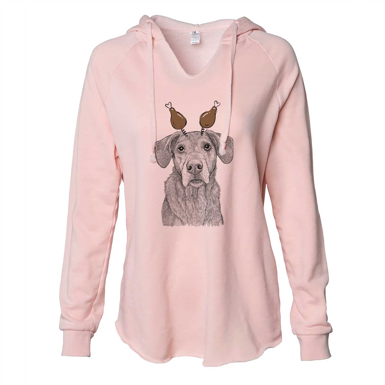 Thanksgiving Gravy the Plott Hound Beagle Mix - Cali Wave Hooded Sweatshirt