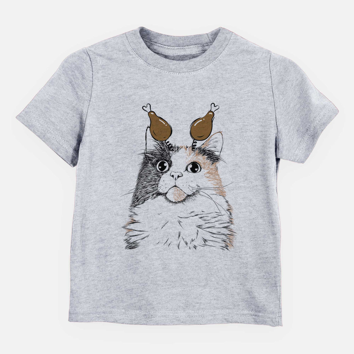 Thanksgiving Greta the Calico Cat - Kids/Youth/Toddler Shirt