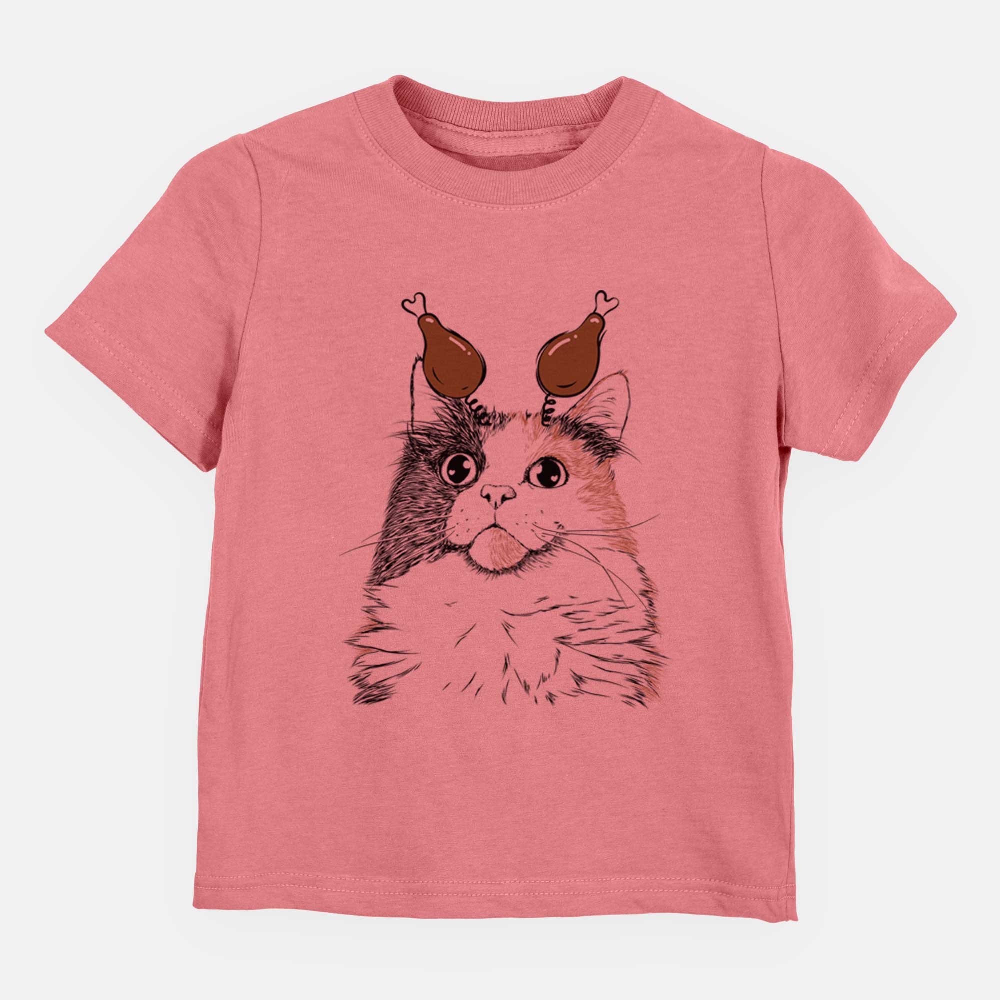 Thanksgiving Greta the Calico Cat - Kids/Youth/Toddler Shirt