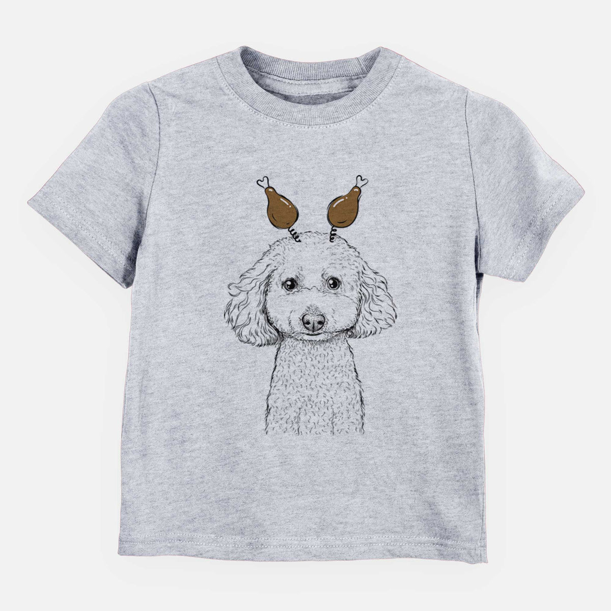 Thanksgiving Guinness the Toy Poodle Mix - Kids/Youth/Toddler Shirt