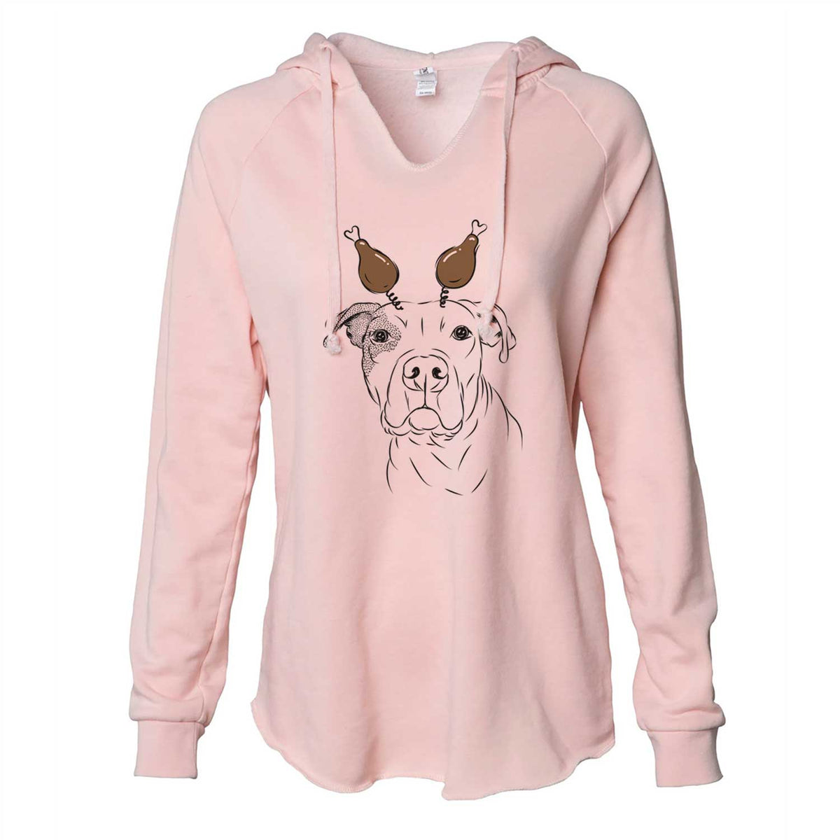 Thanksgiving Gummy the Pitbull - Cali Wave Hooded Sweatshirt