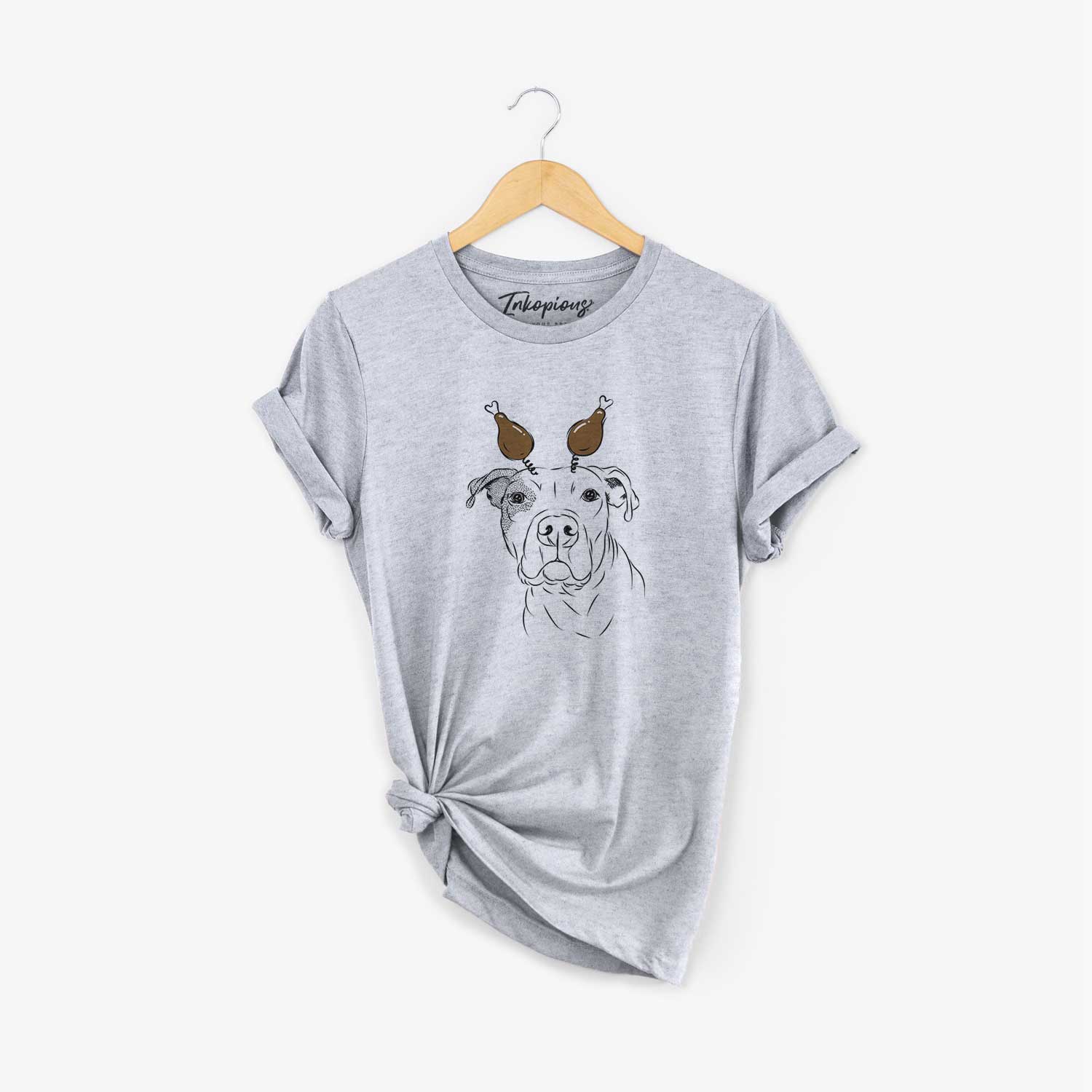 Thanksgiving Gummy the Pitbull - Unisex Crewneck