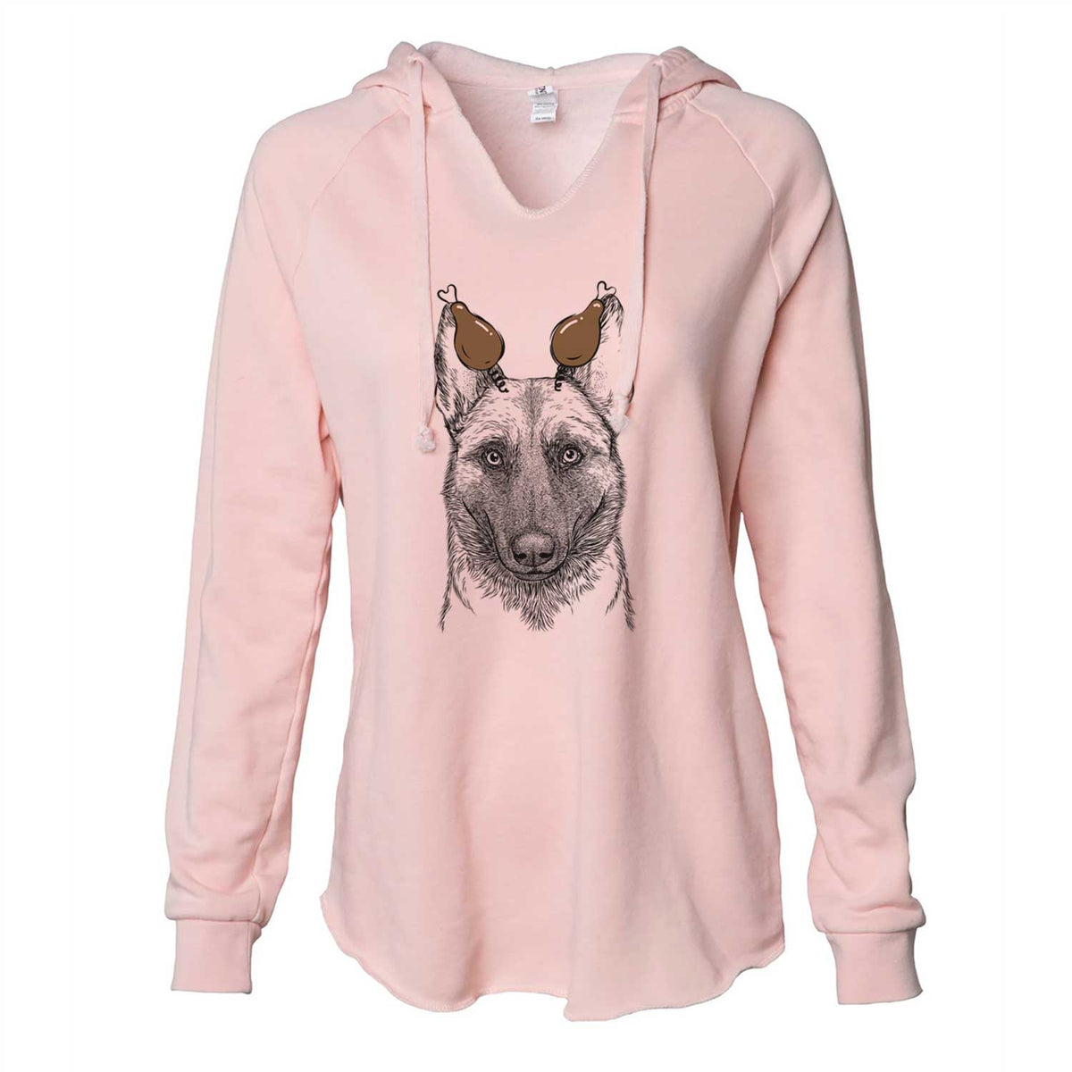 Thanksgiving Gunther the Belgian Malinois - Cali Wave Hooded Sweatshirt