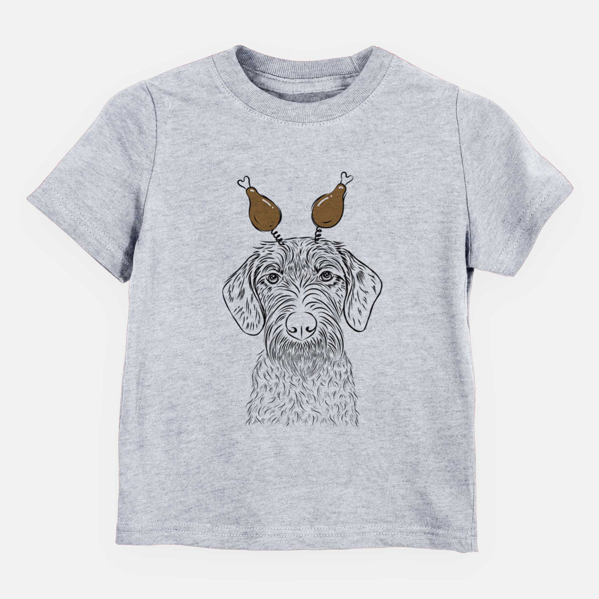 Thanksgiving Gus the German Wirehaired Pointer - Kids/Youth/Toddler Shirt