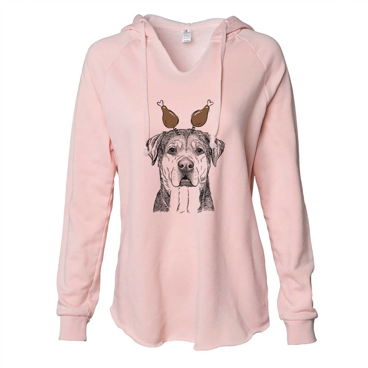Thanksgiving Gus the Rottweiler Mix - Cali Wave Hooded Sweatshirt