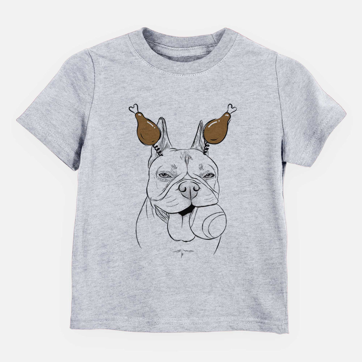 Thanksgiving Happy Franco the French Bulldog - Kids/Youth/Toddler Shirt