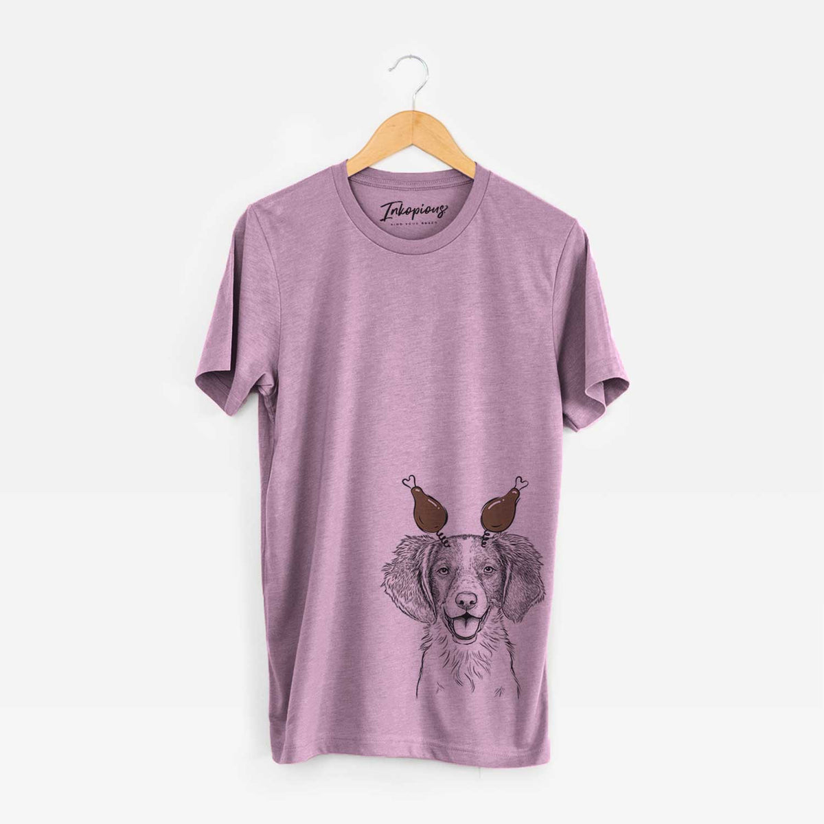 Thanksgiving Happy Holly the Brittany Spaniel - Unisex Crewneck