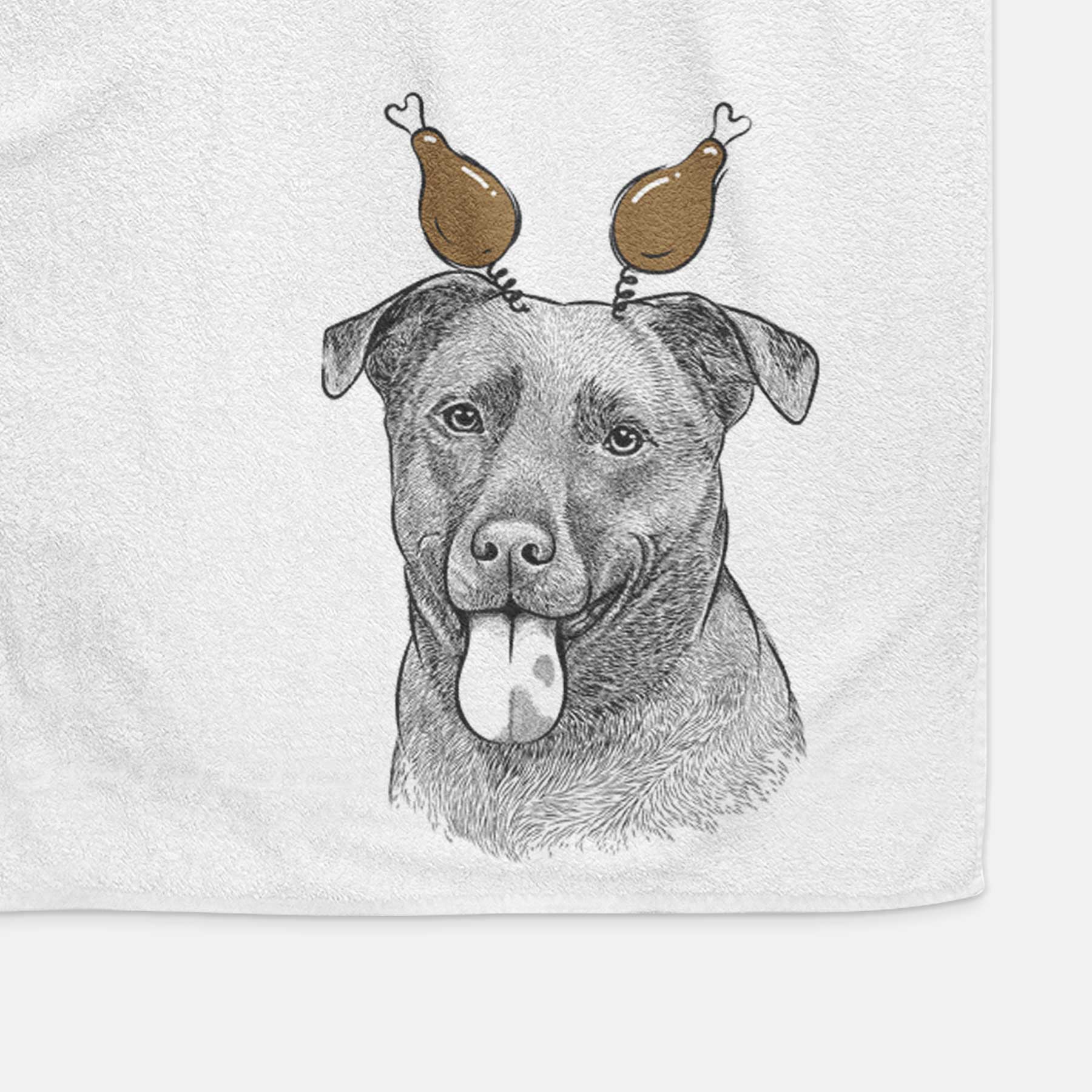 Harbor the Mixed Breed Decorative Hand Towel