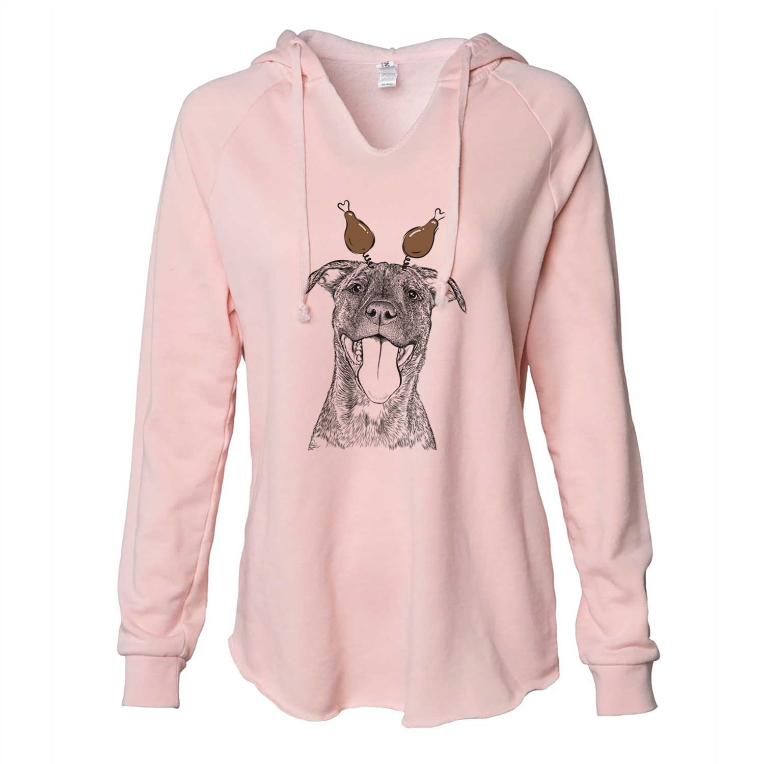 Thanksgiving Harley the Pitbull Mix - Cali Wave Hooded Sweatshirt