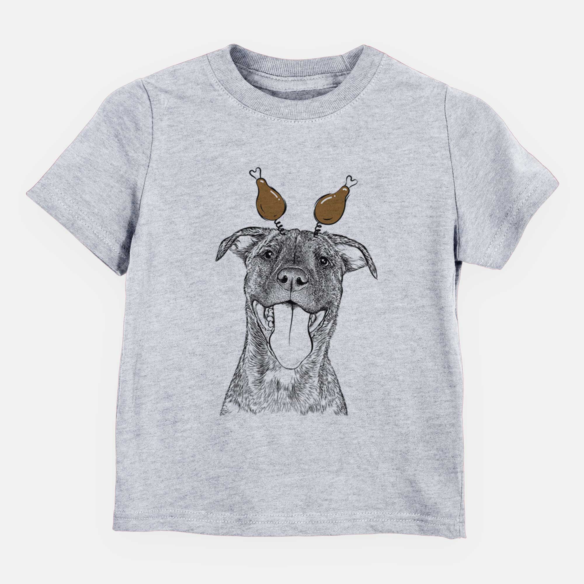 Thanksgiving Harley the Pitbull Mix - Kids/Youth/Toddler Shirt