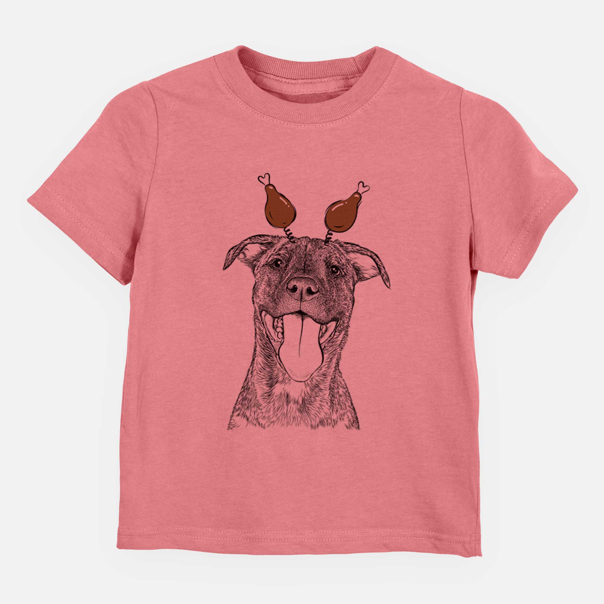 Thanksgiving Harley the Pitbull Mix - Kids/Youth/Toddler Shirt