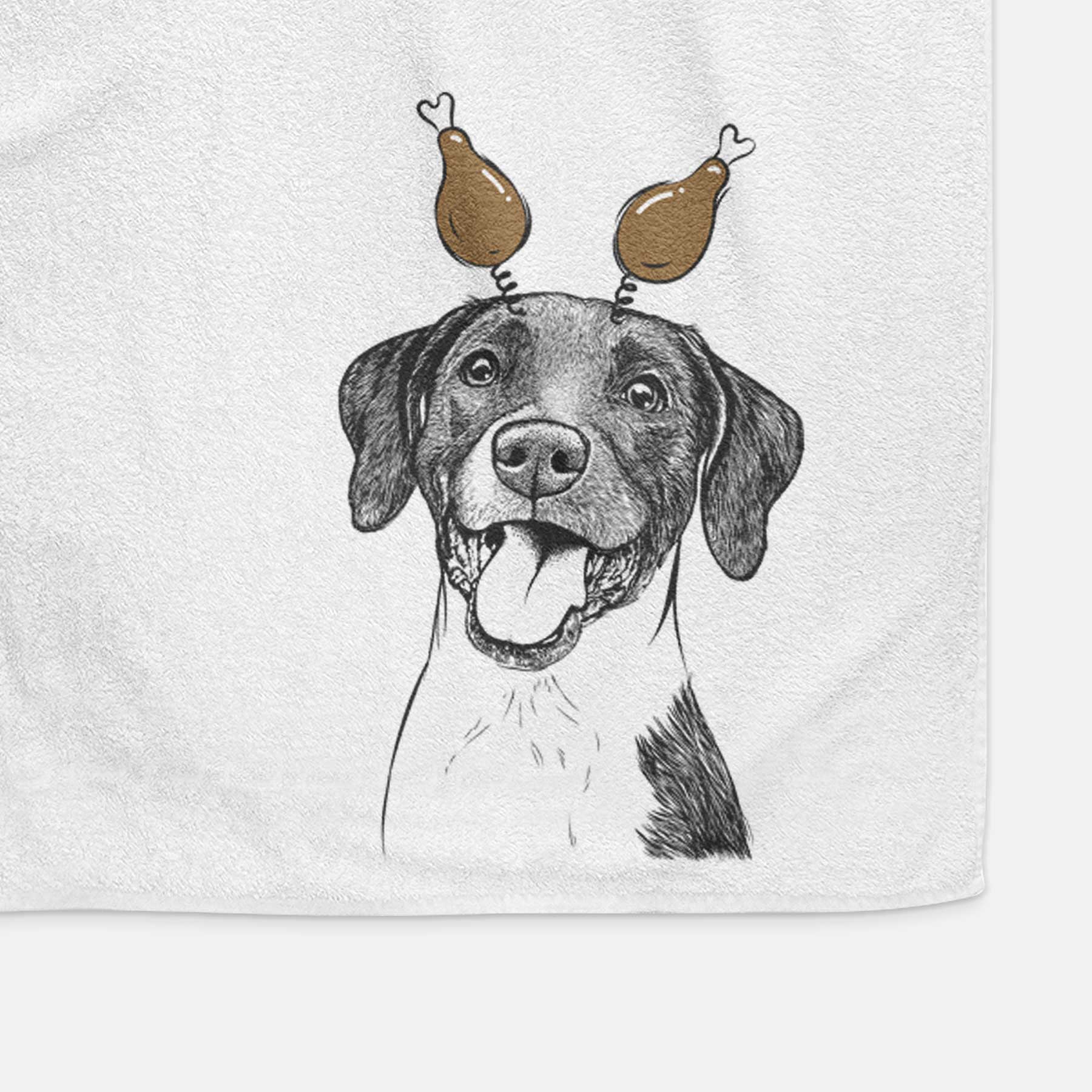 Harper the Mixed Breed Decorative Hand Towel