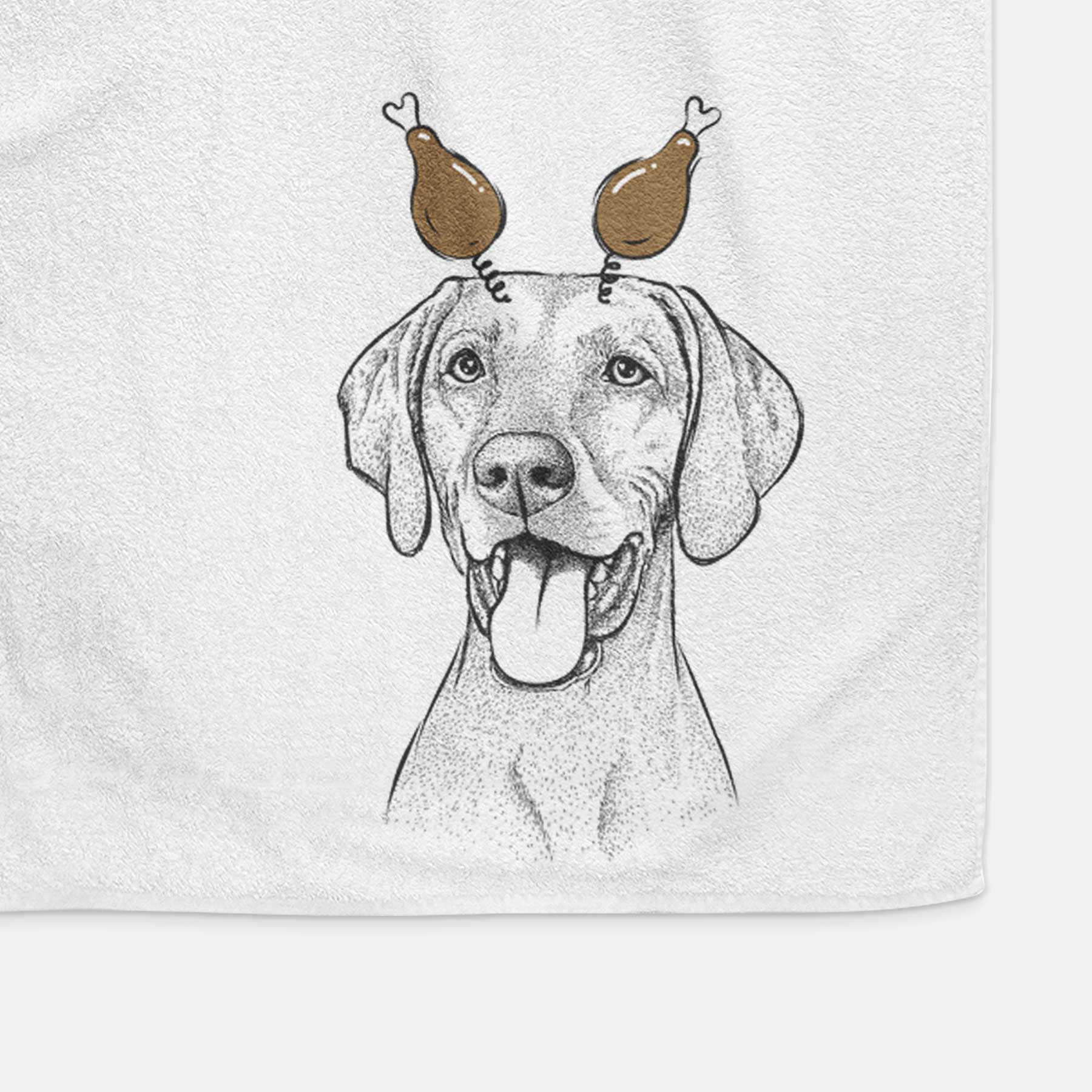 Harper the Vizsla Decorative Hand Towel