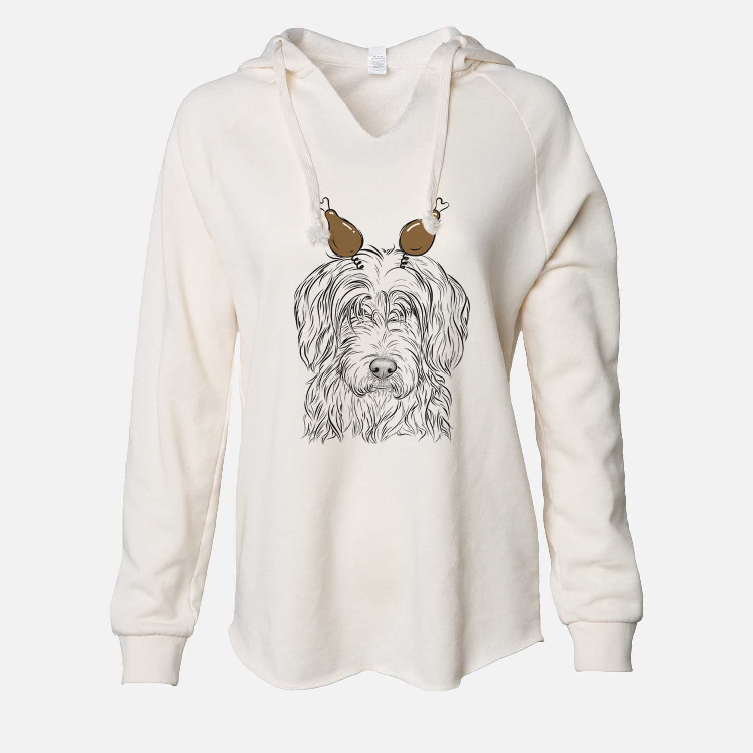 Thanksgiving Harry the Mixed Breed - Cali Wave Hooded Sweatshirt