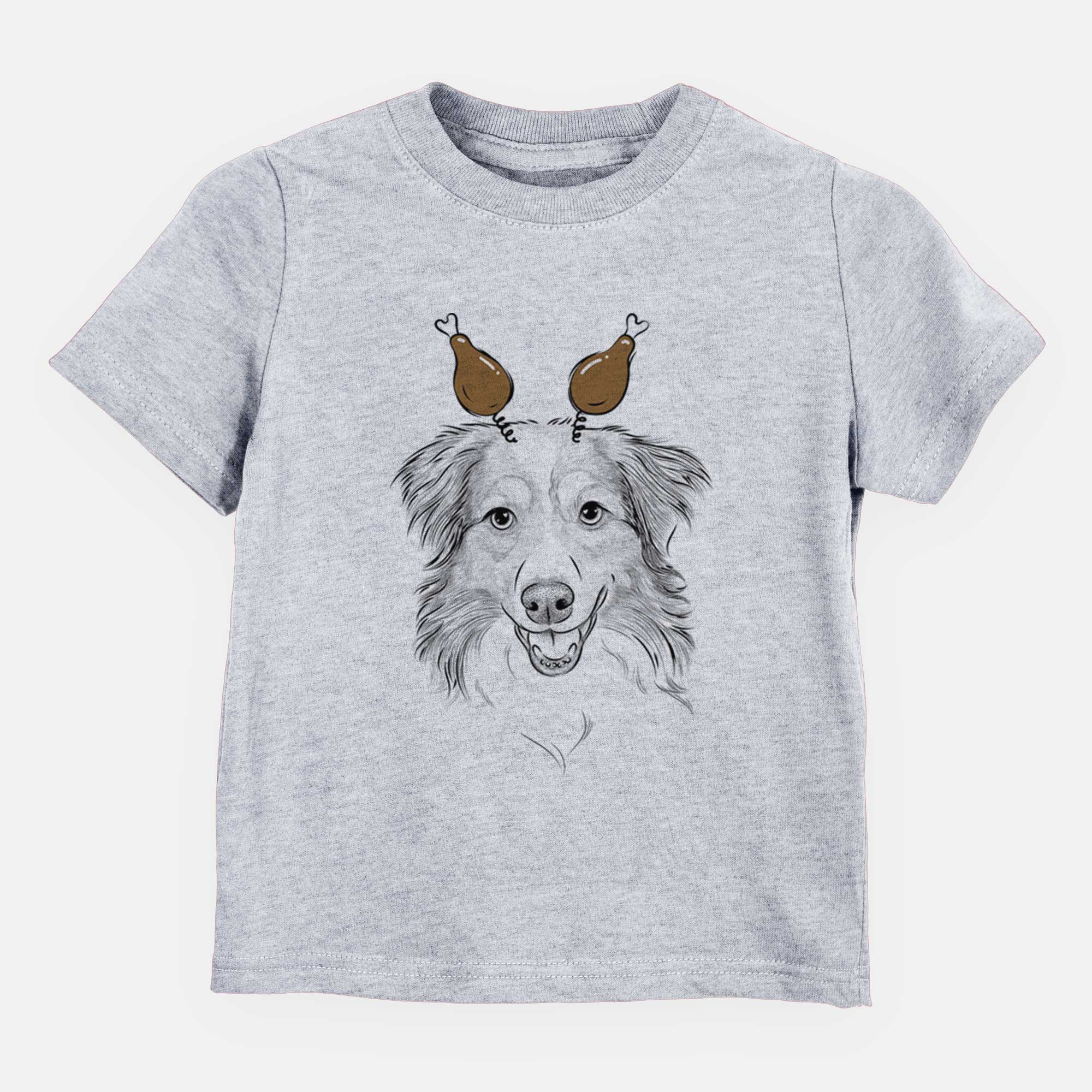 Thanksgiving Hattie the Australian Shepherd - Kids/Youth/Toddler Shirt
