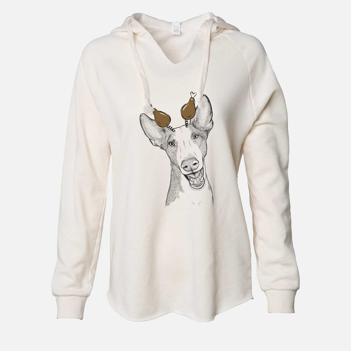 Thanksgiving Havok the Ibizan Hound - Cali Wave Hooded Sweatshirt