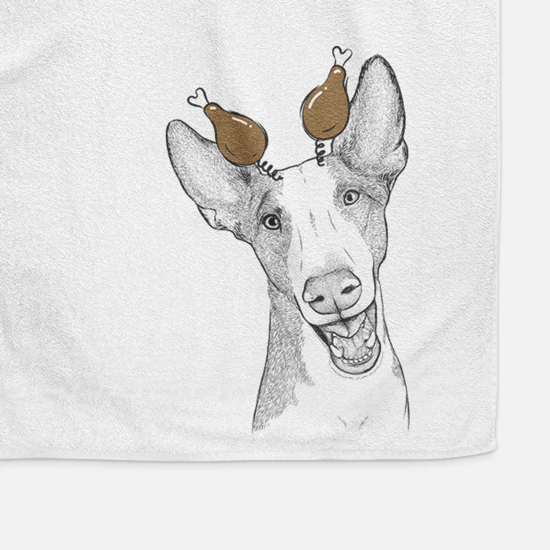 Havok the Ibizan Hound Decorative Hand Towel