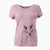 Thanksgiving Henley the Boxer - Women's V-neck Shirt