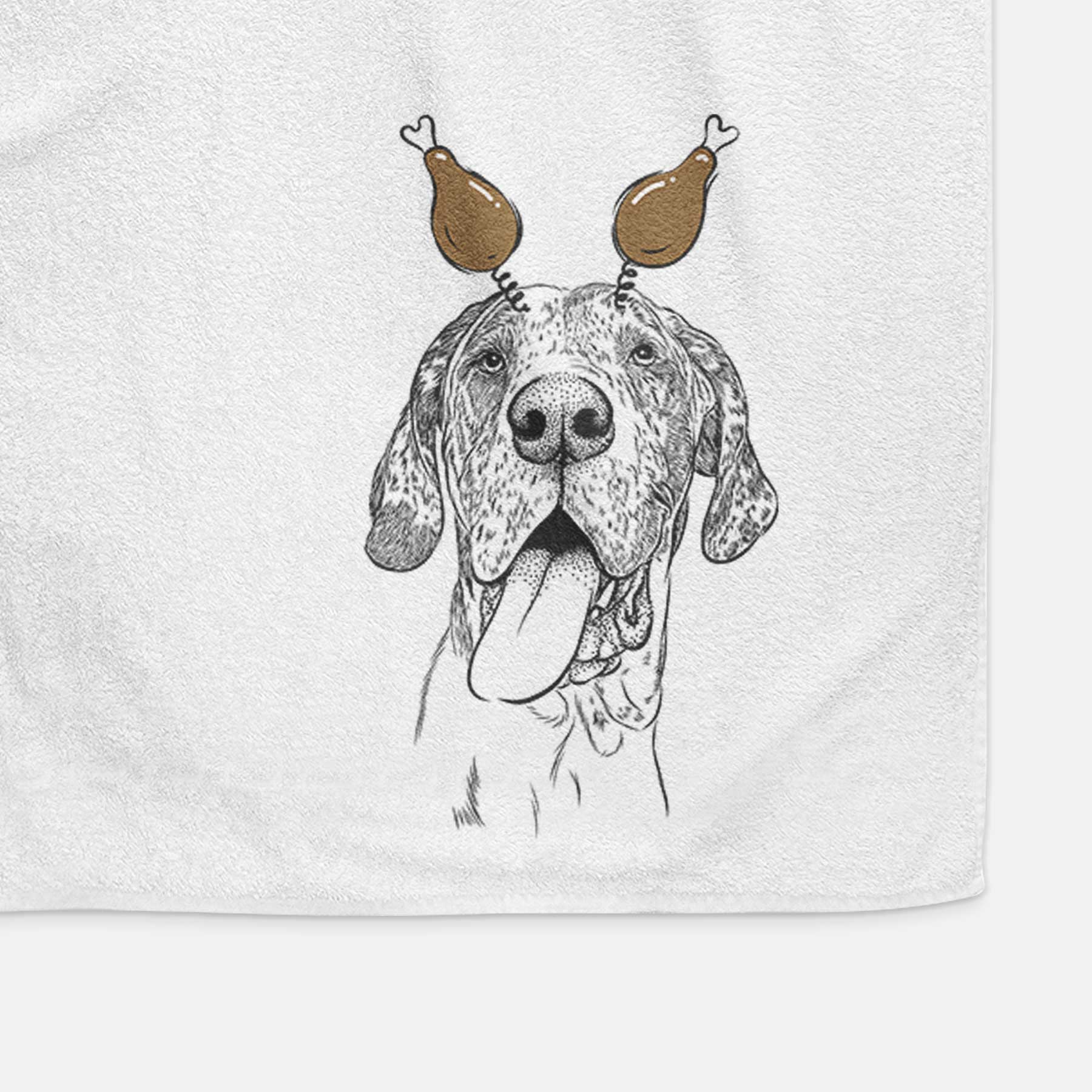 Hennessey the Great Dane Decorative Hand Towel