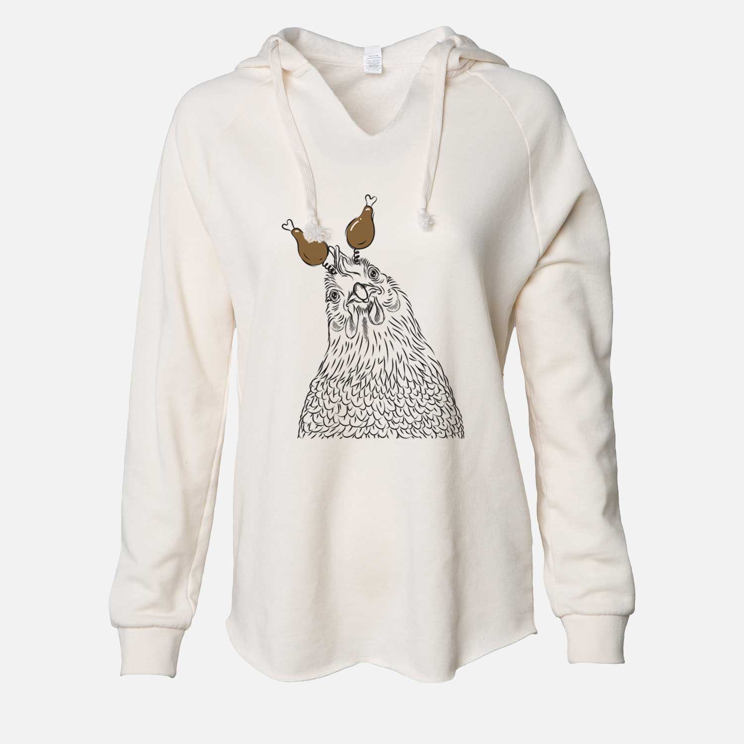 Thanksgiving Henrietta the Chicken - Cali Wave Hooded Sweatshirt