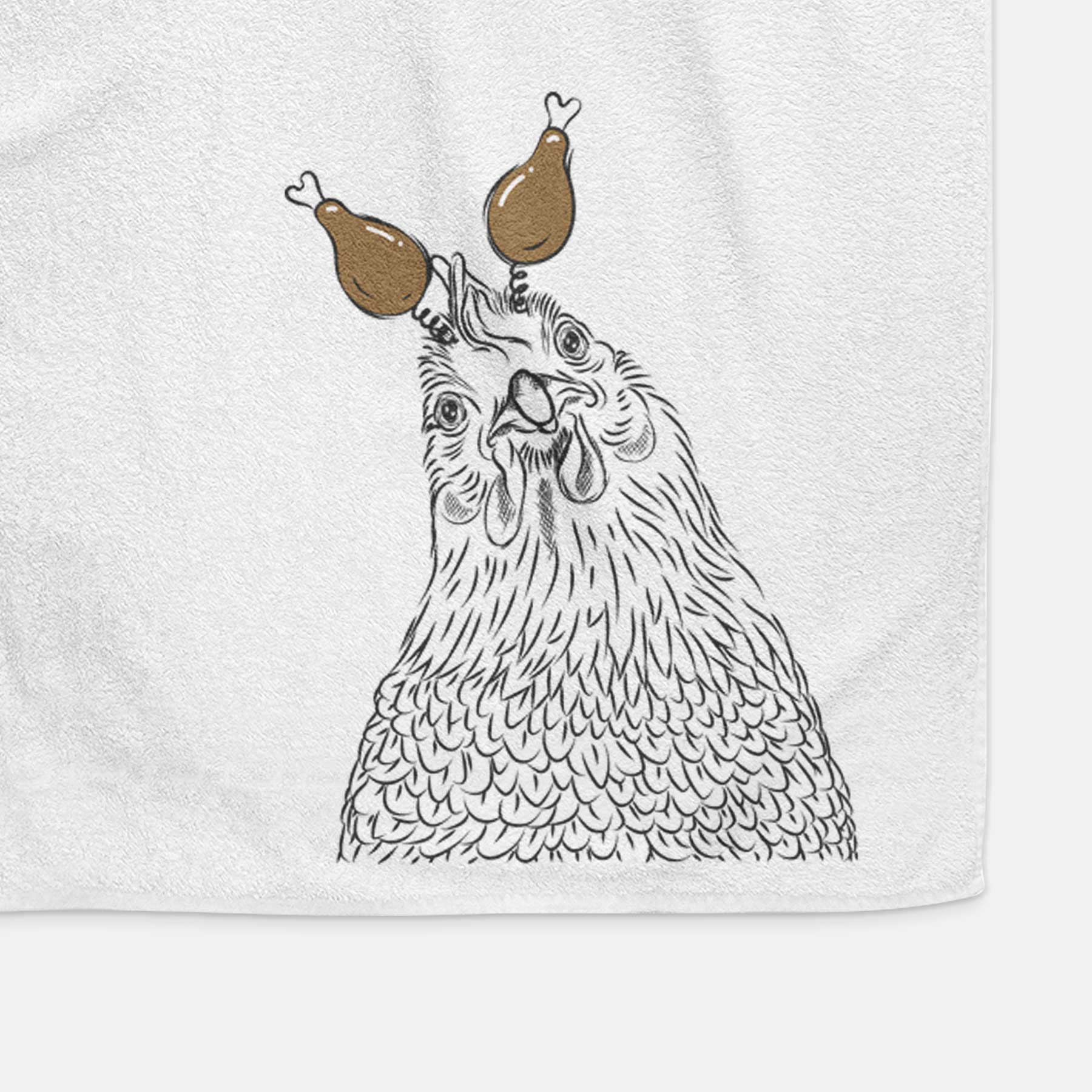 Henrietta the Chicken Decorative Hand Towel