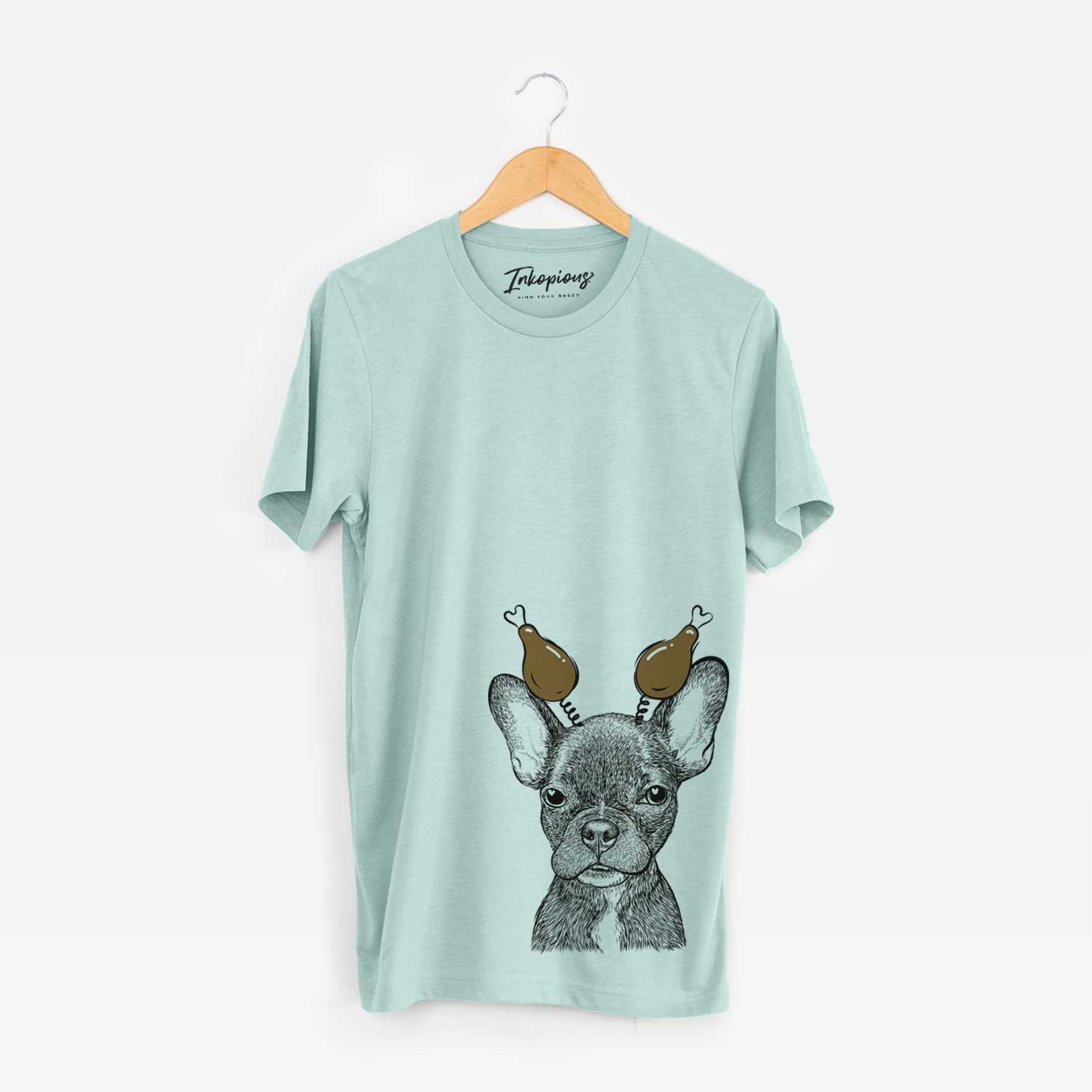 Thanksgiving Henry the French Bulldog - Unisex Crewneck