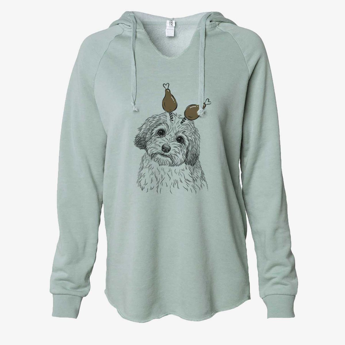 Thanksgiving Henry the Havanese - Cali Wave Hooded Sweatshirt