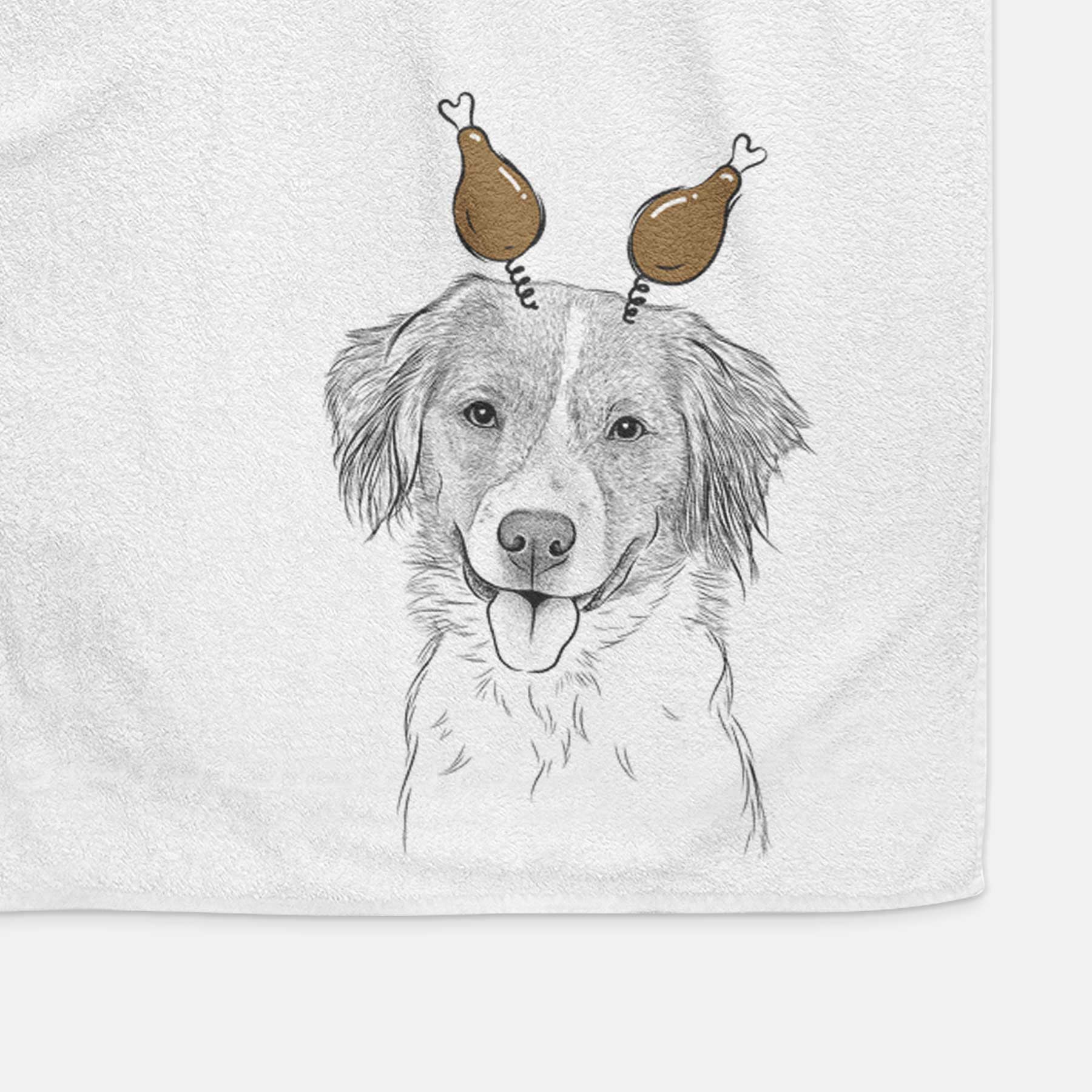 Hercules the Nederlandse Kooikerhondje Decorative Hand Towel