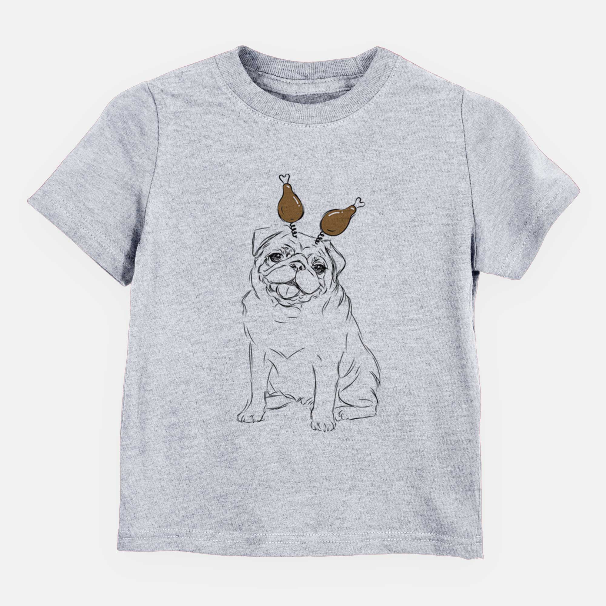 Thanksgiving Higgins the Pug - Kids/Youth/Toddler Shirt