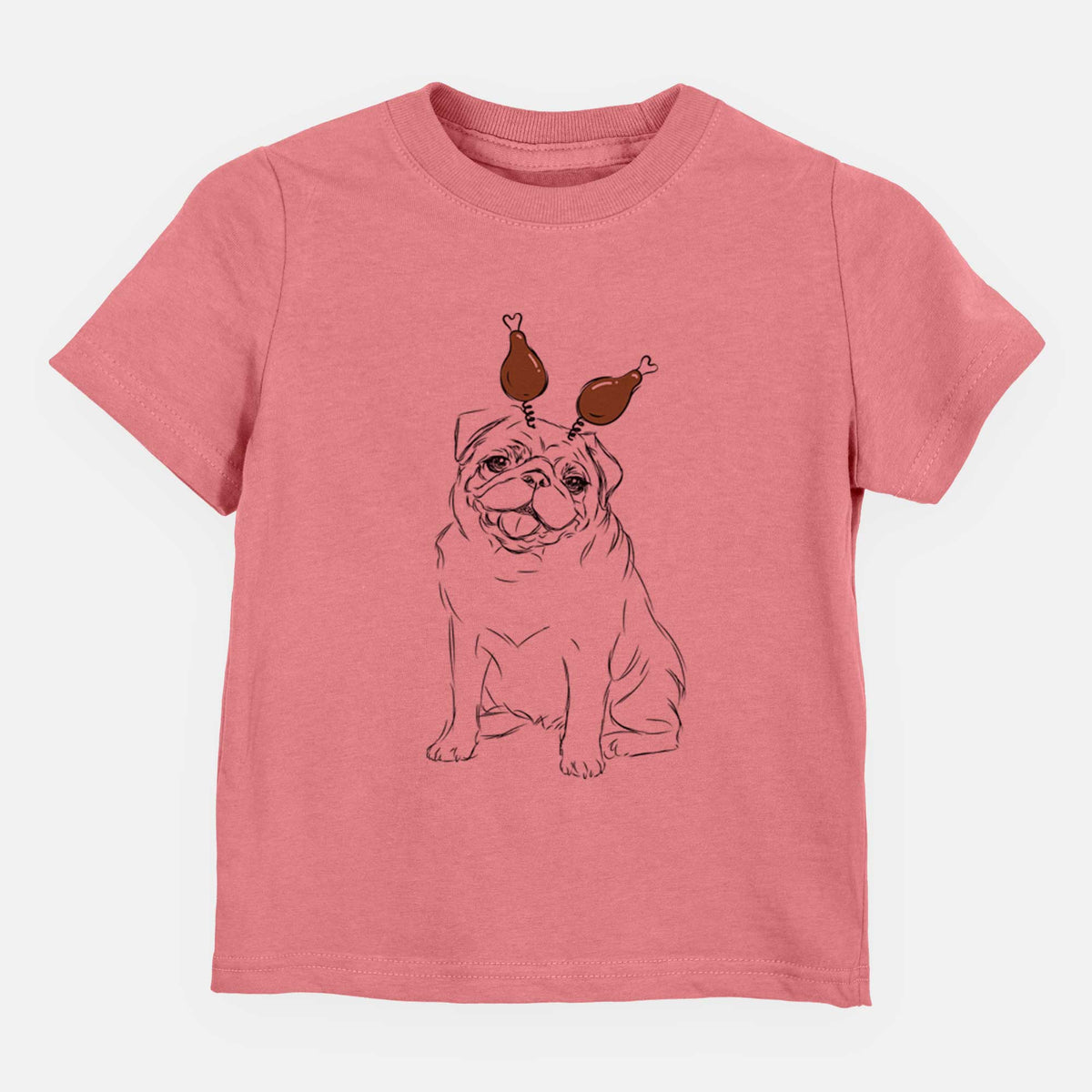 Thanksgiving Higgins the Pug - Kids/Youth/Toddler Shirt