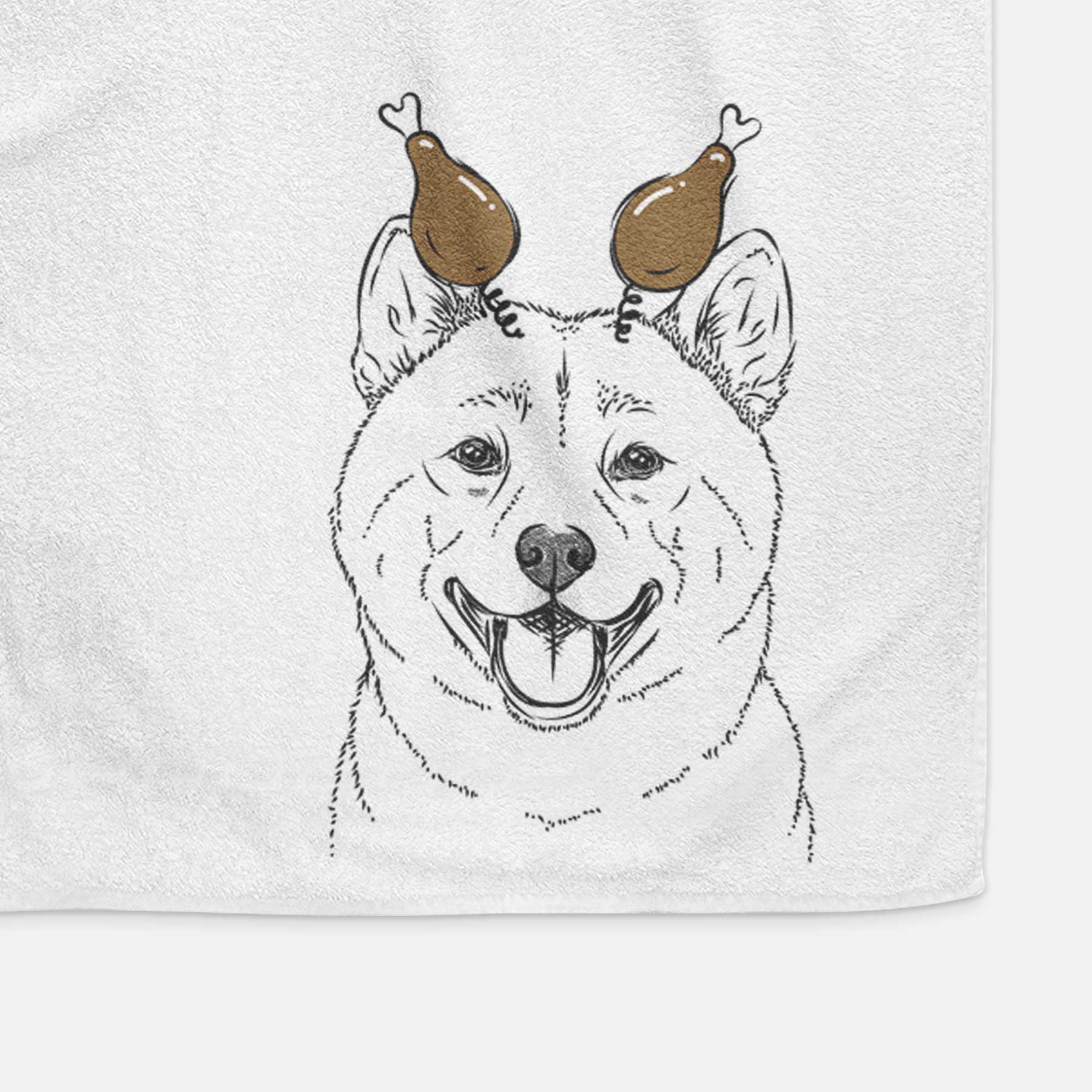 Hiro the Shiba Inu Decorative Hand Towel