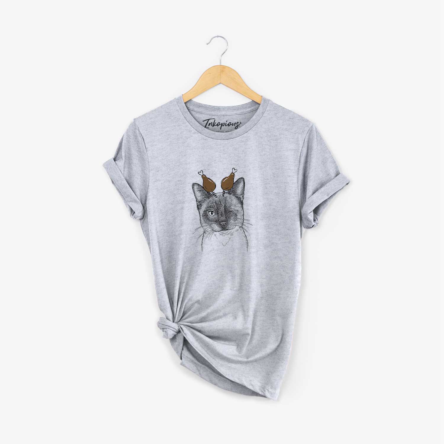 Thanksgiving Hoggle the Siamese Cat - Unisex Crewneck