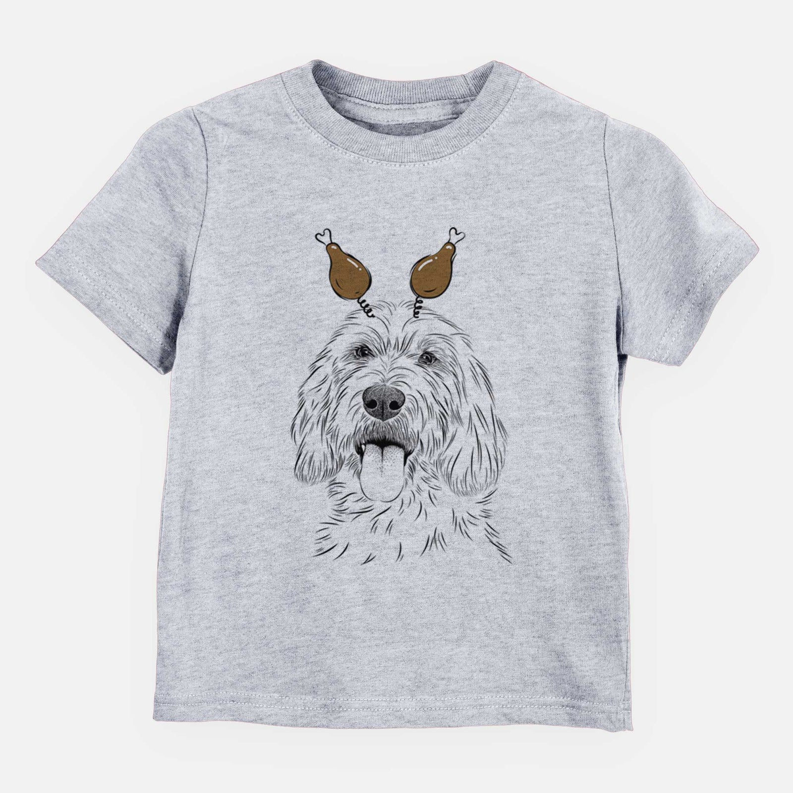 Thanksgiving Homer the Grand Basset Griffon Vendeen - Kids/Youth/Toddler Shirt