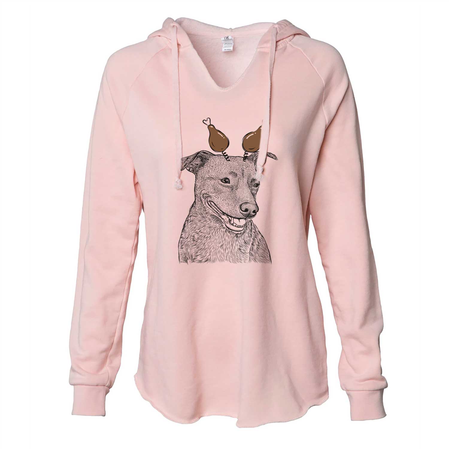 Thanksgiving Honey the Lab Pit Mix - Cali Wave Hooded Sweatshirt