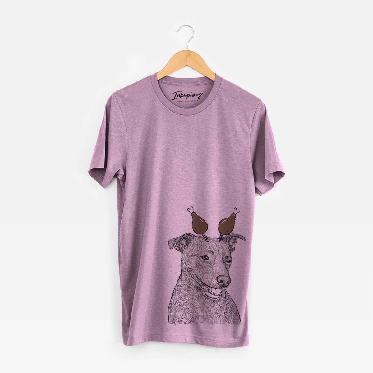 Thanksgiving Honey the Lab Pit Mix - Unisex Crewneck