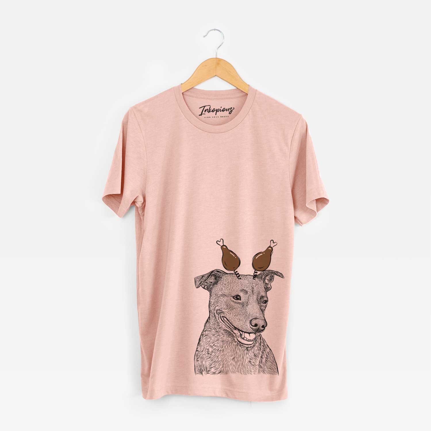 Thanksgiving Honey the Lab Pit Mix - Unisex Crewneck